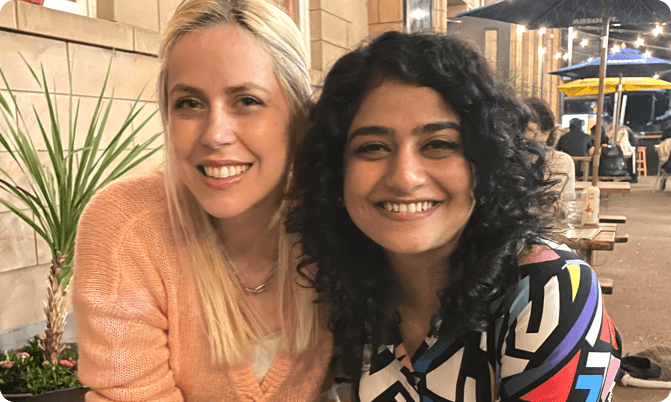 The Elite Digital team at lunch.