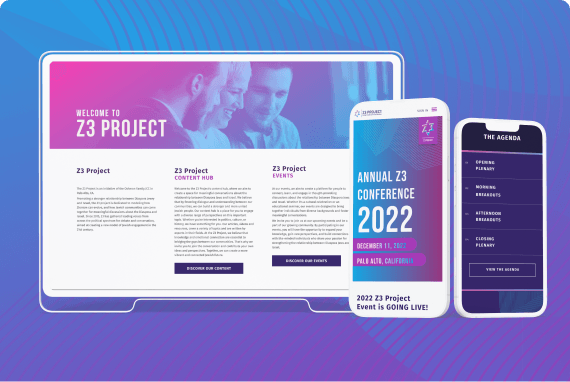 The Z3 Project Branding, Event Platform & Content Hub